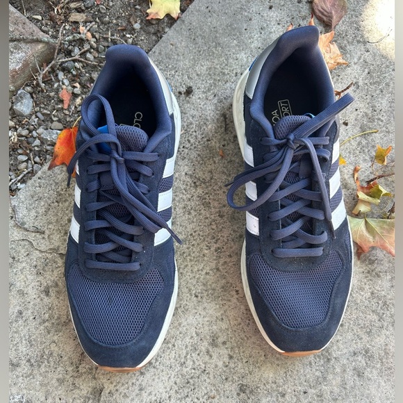 Adidas blue Cloudform Comfort sneakers, size 10.5 - Picture 2 of 10